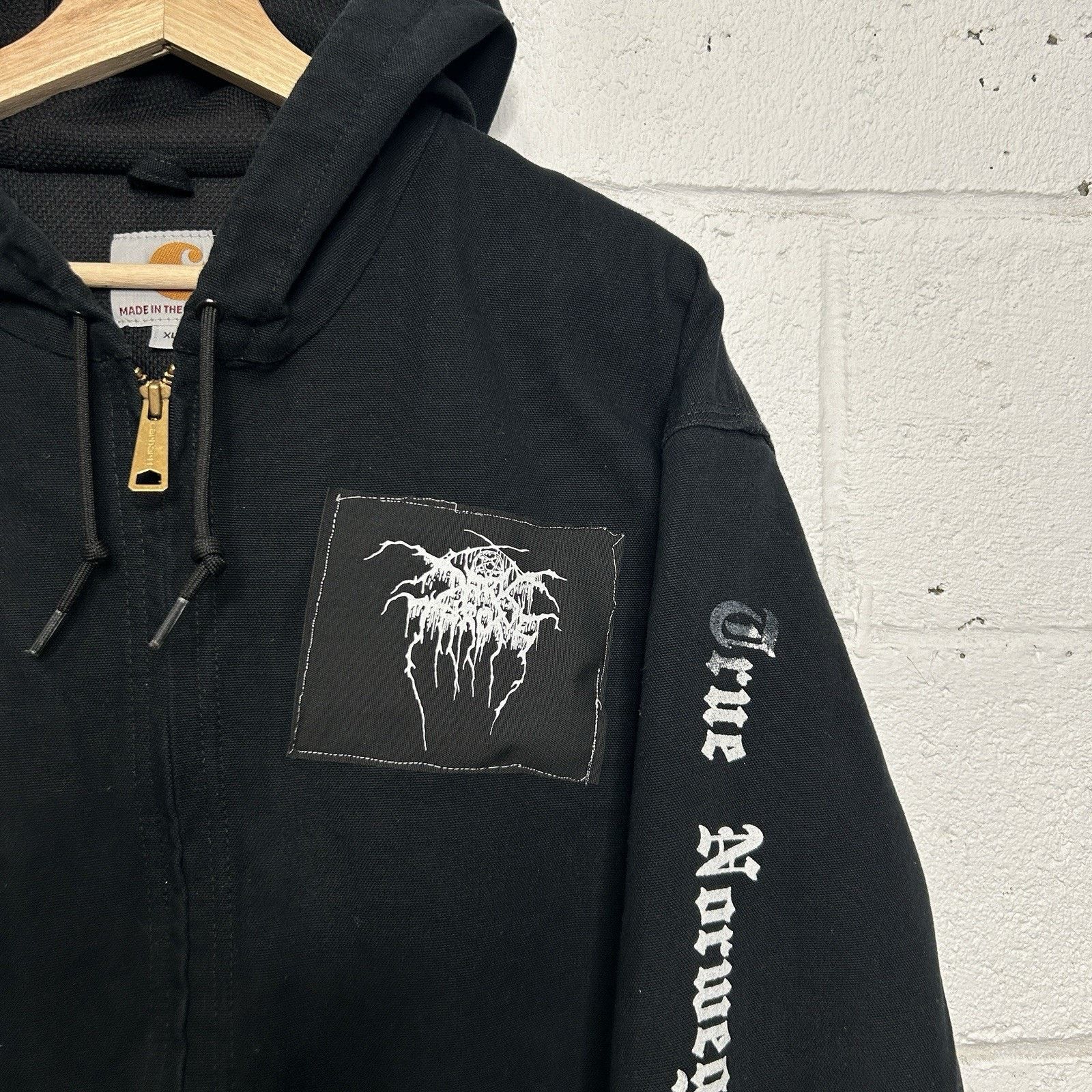 Carhartt Y2K Carhartt Thermal-Lined Hooded Jacket “Black” Dark Throne Size US XL / EU 56 / 4 - 7 Thumbnail