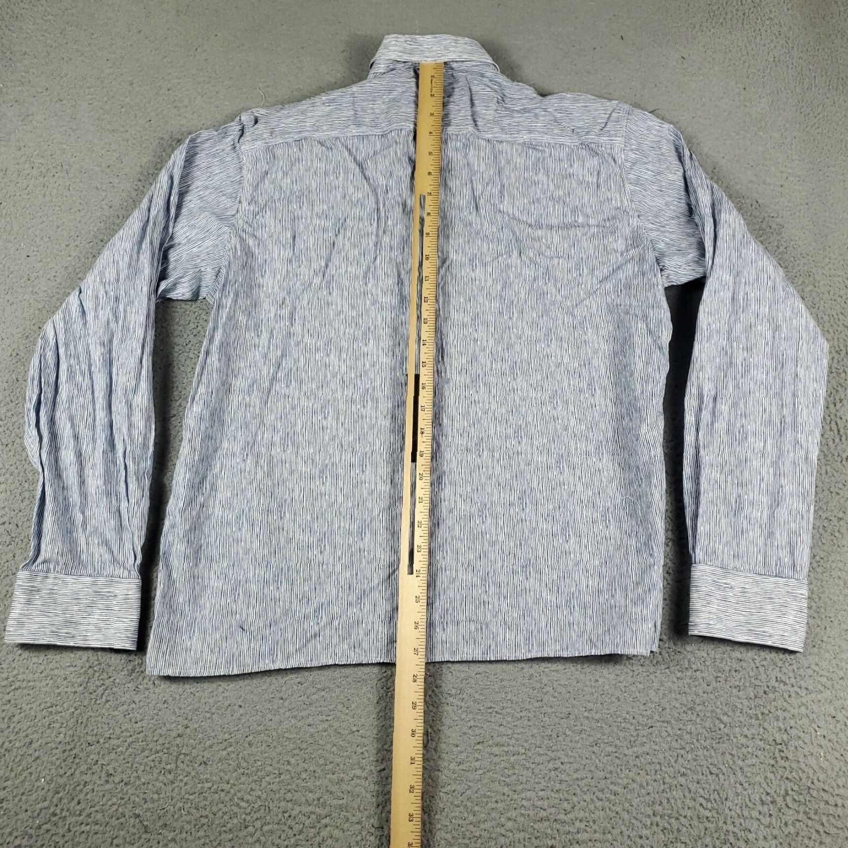 BUGATCHI Bugatchi Uomo Button-Up Shirt Mens Size Large Brown Striped Classic Fit Button Up Run Short Collar Style Point Collared High-Quality? Size US L / EU 52-54 / 3 - 3 Thumbnail
