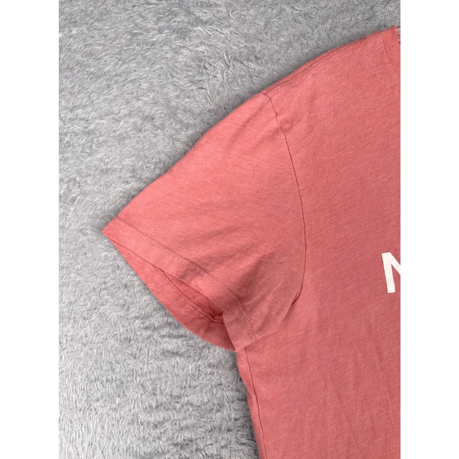 The North Face VINTAGE The North Face Shirt Women M Pink Cotton Blend Crew Neck Short Sleeve READ Size M / US 6-8 / IT 42-44 - 3 Thumbnail