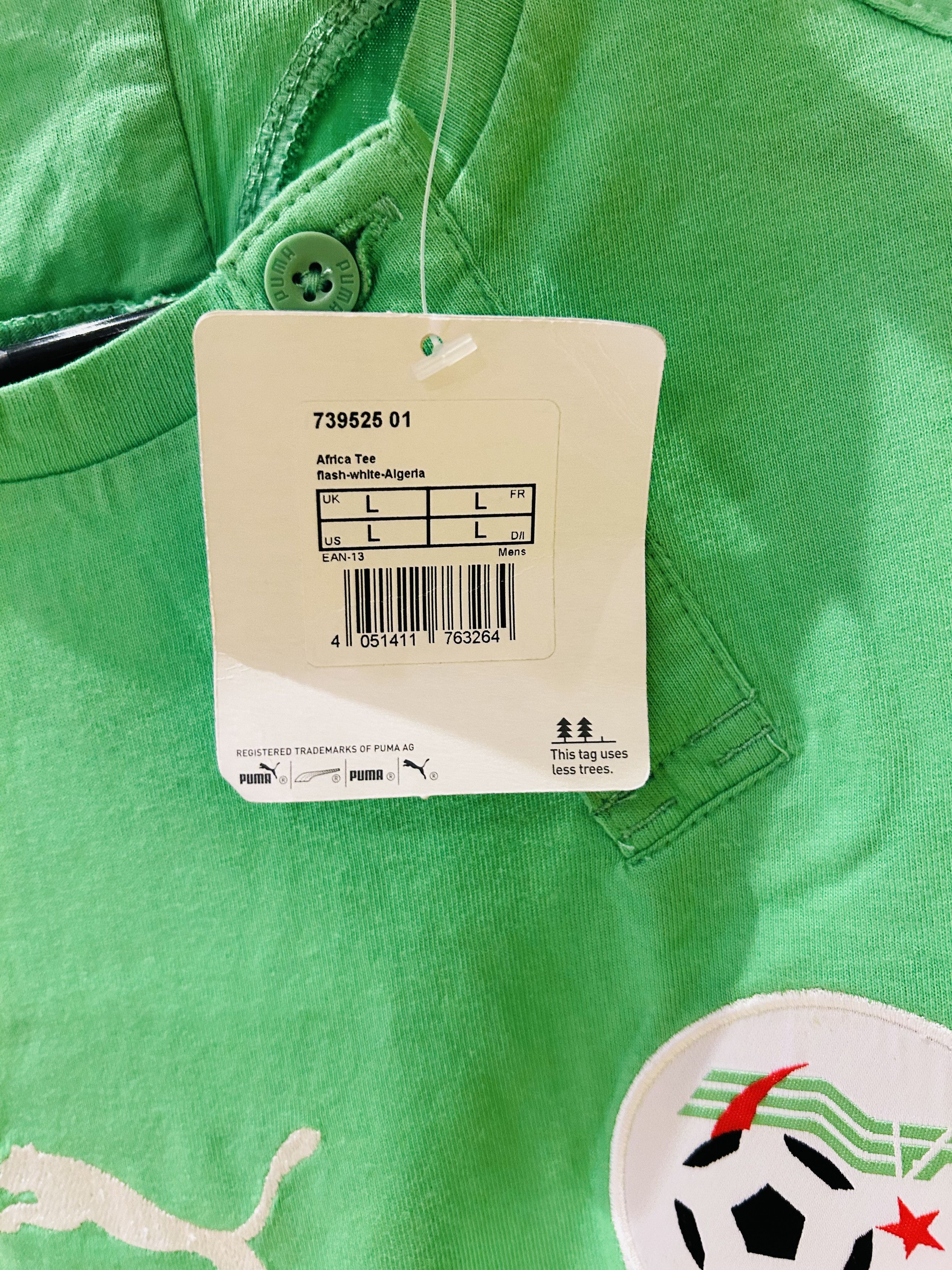 Puma Algeria 2010 puma cotton shirt Size US L / EU 52-54 / 3 - 3 Thumbnail