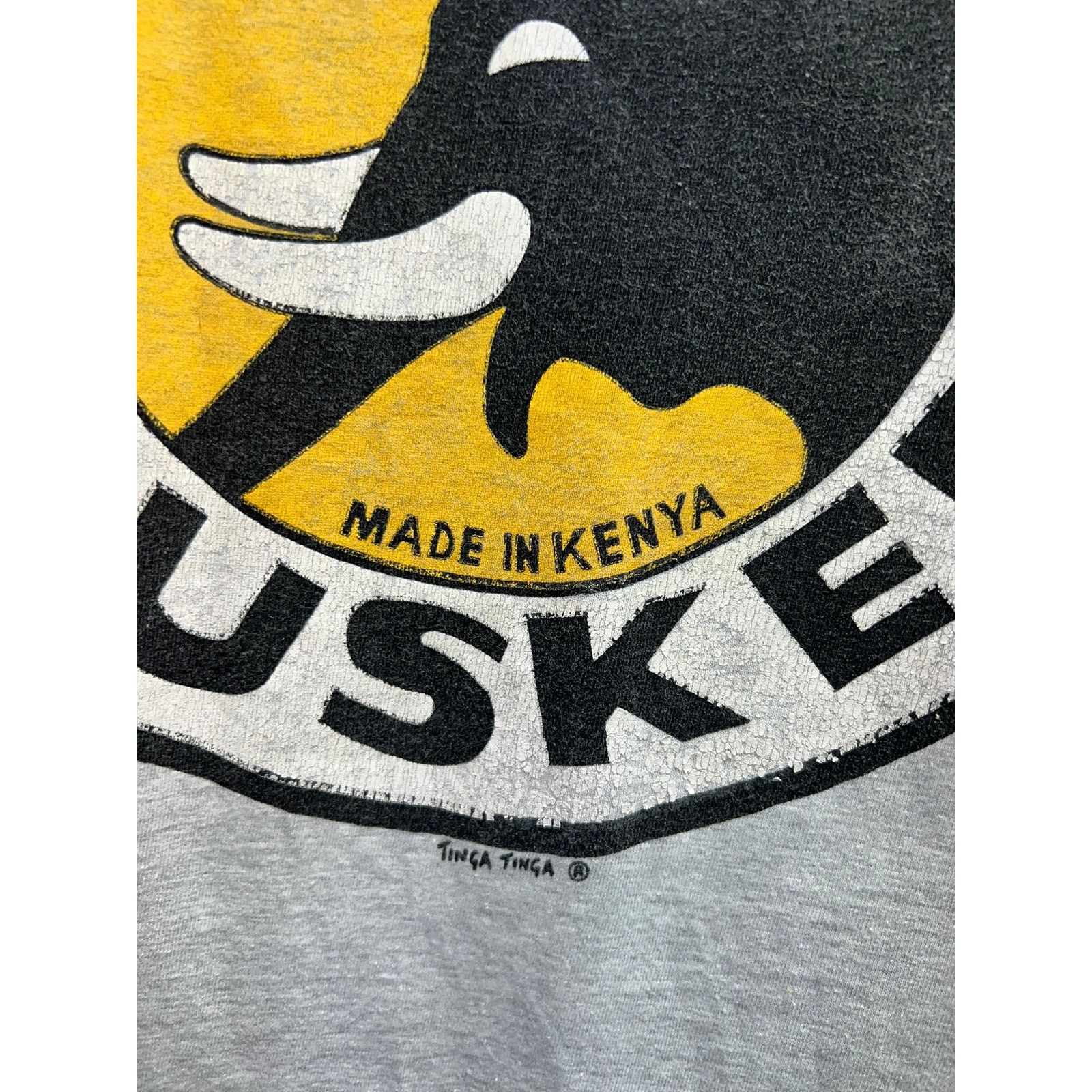 Vintage Vintage Tusker Beer Tuska Tinga Elephant Logo Alcohol Tee M Size US M / EU 48-50 / 2 - 4 Thumbnail