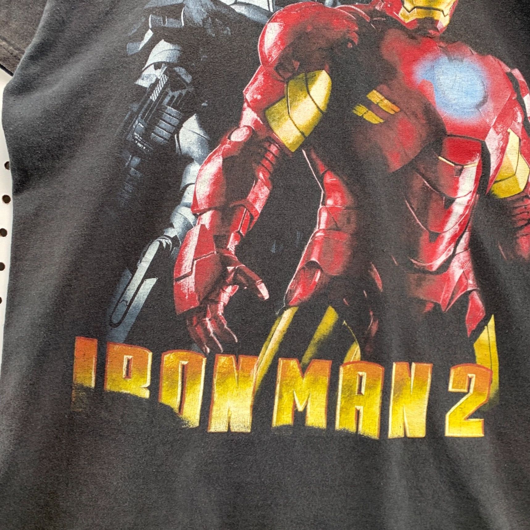 Vintage VINTAGE Marvel Iron Man 2 Shirt Adult Small Black Crew Neck Tee - Men's Marvel Comics Tee 100% Cotton Small Size US S / EU 44-46 / 1 - 4 Thumbnail