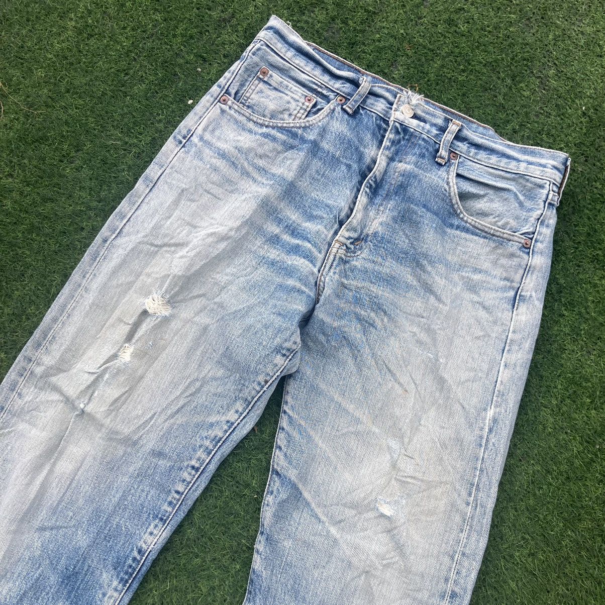Levi's LEVI’S BIG E 502 XX SELVEDGE DISTRESSED JEANS Size US 33 - 4 Thumbnail