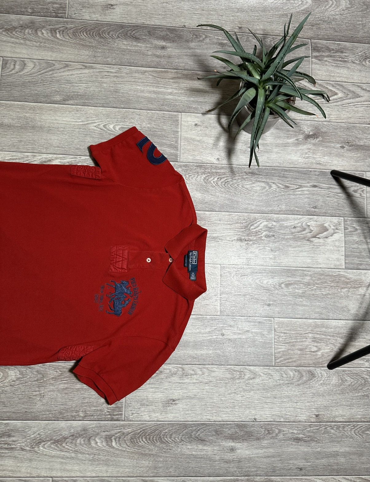 Polo Ralph Lauren × Ralph Lauren Vintage Polo Ralph Lauren Double Pony Number Two Polo Shirt Size US M / EU 48-50 / 2 - 2 Thumbnail
