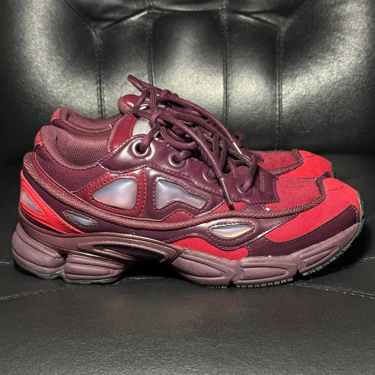 Raf Simons Raf Simons x Adidas SS14 Ozweego 2 `Power Red Sneakers | Grailed