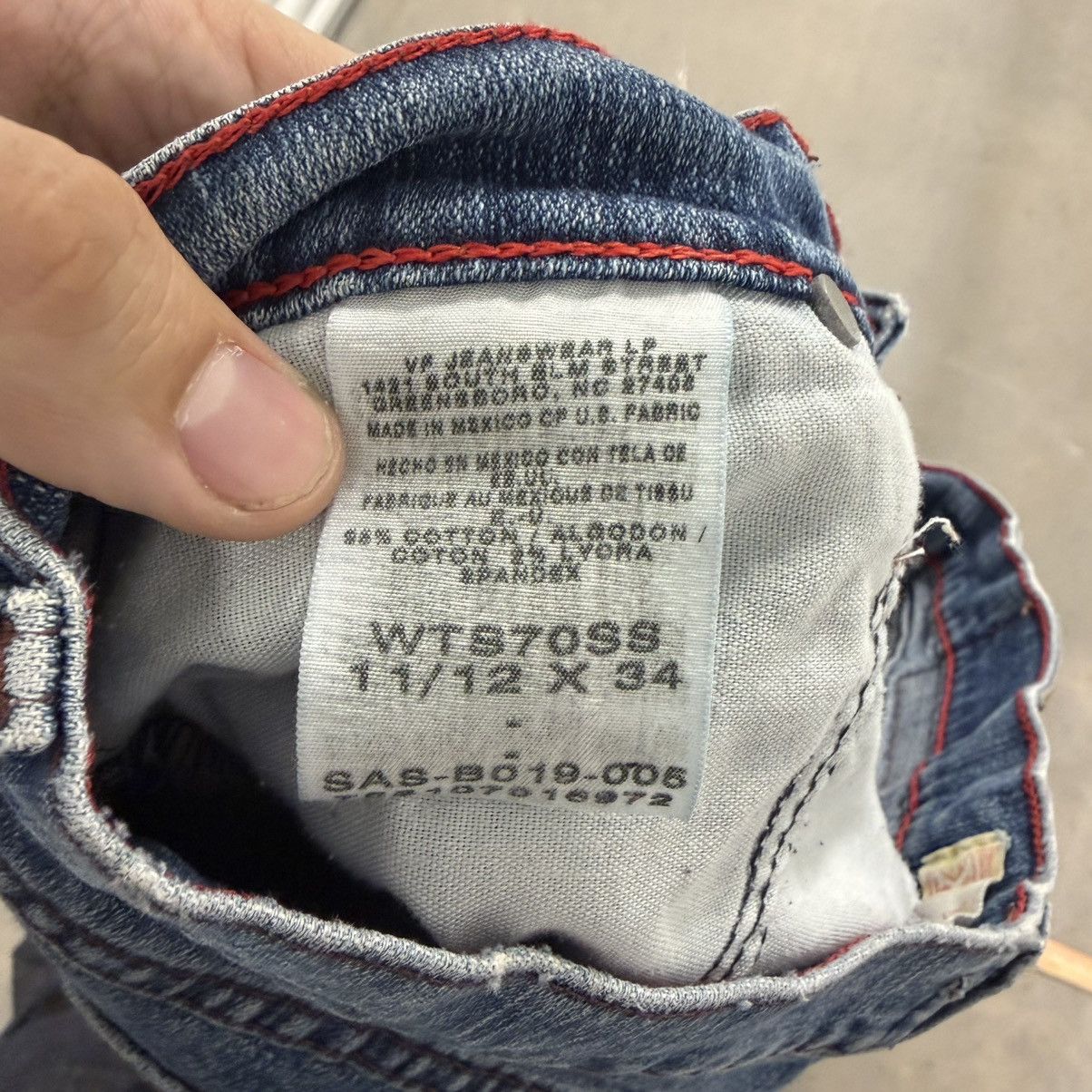 Wrangler Vintage Wrangler Denim Bootcut Jeans Y2K Flared Blue Denim Size US 31 - 4 Thumbnail