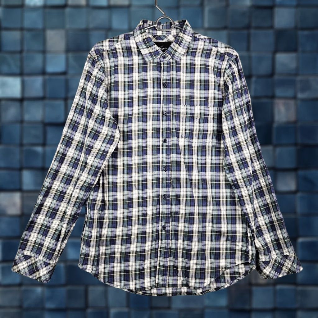 Rails Rails Button-Up Shirt Men’s Long Sleeve Blue Plaid Check Lightweight Size M Color Multicolor Cotton Casual All Seasons Regular Fit Size US M / EU 48-50 / 2 - 1 Thumbnail