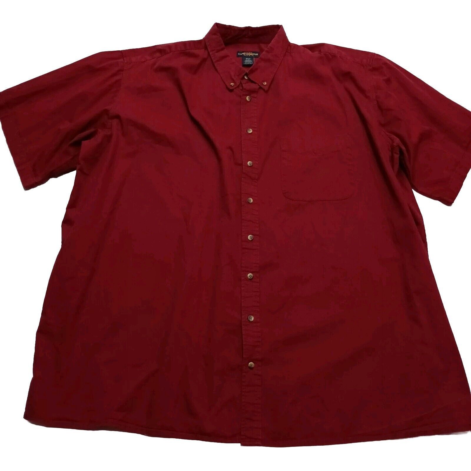 & Other Stories Canyon Ridge Shirt Men's 3XLT Red Button-Up Pockets Size US XXL / EU 58 / 5 - 1 Thumbnail