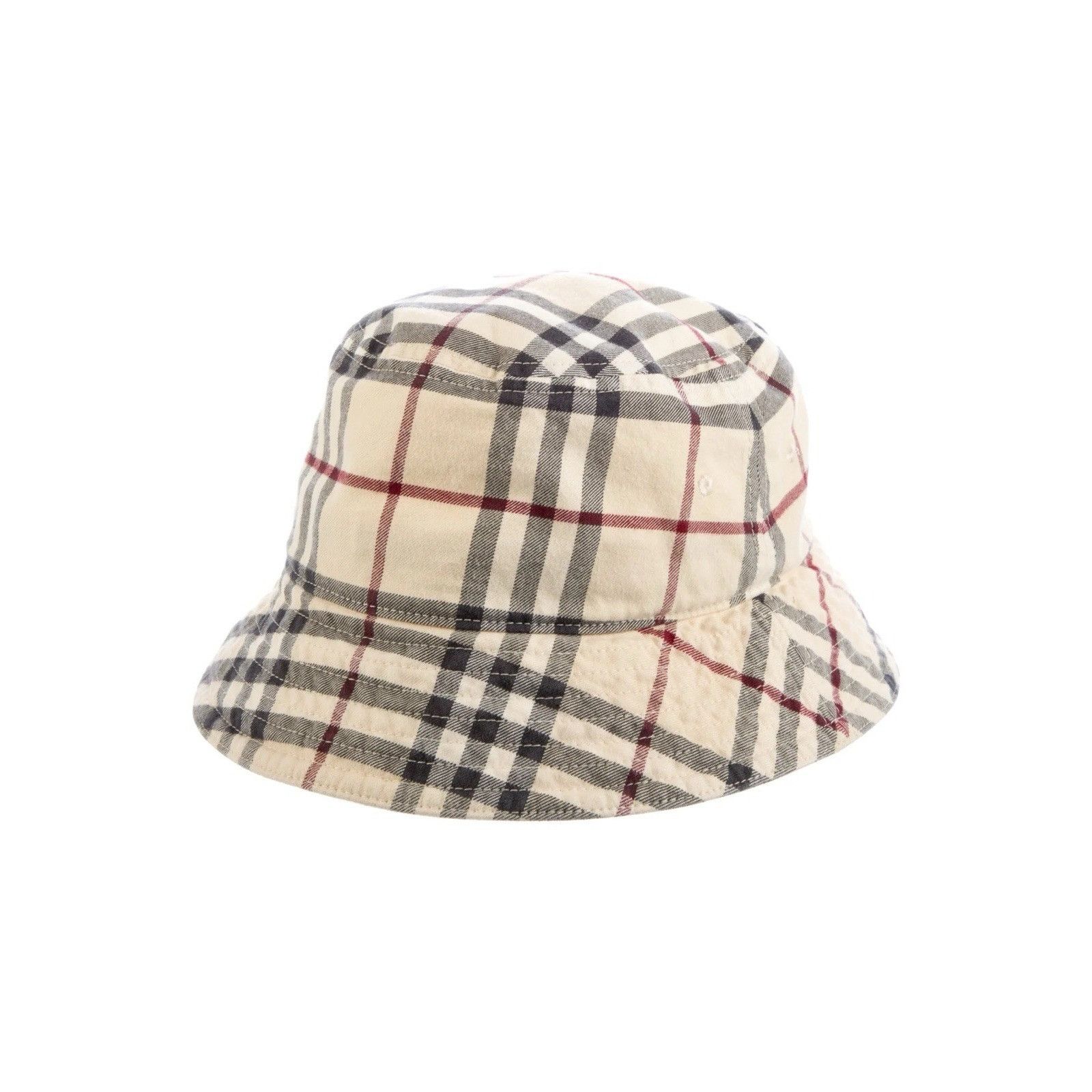 Burberry NEW Burberry Nova Check Patterned Bucket Hat w/ Tags SZ L Size ONE SIZE - 1 Thumbnail