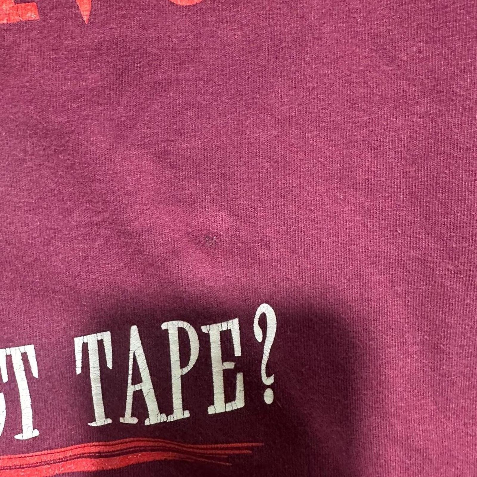 Gildan Vintage Y2K I Can Fix Anything Duct Tape Funny Joke T-Shirt Size US L / EU 52-54 / 3 - 4 Thumbnail