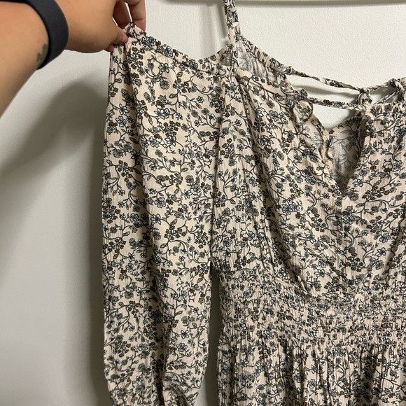 Old Navy Old Navy Long Sleeve Floral Dress Size L / US 10 / IT 46 - 2 Thumbnail