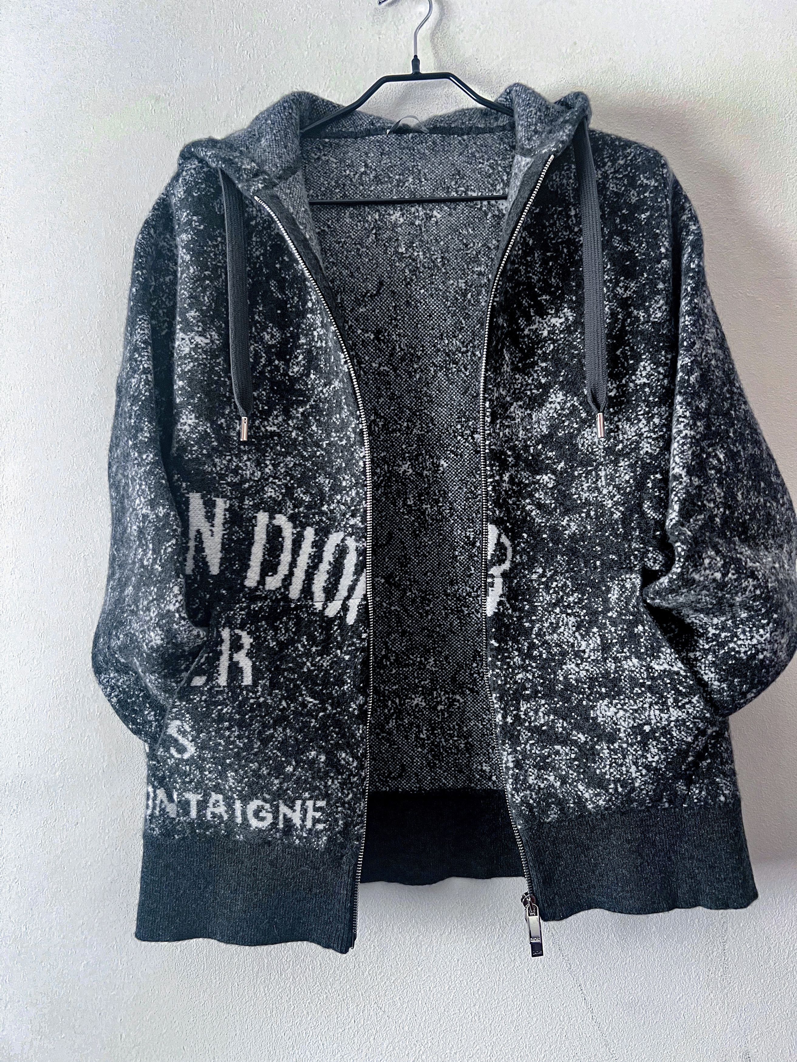 Dior Dior Wool Cardigan With Hood Size US XL / EU 56 / 4 - 10 Thumbnail