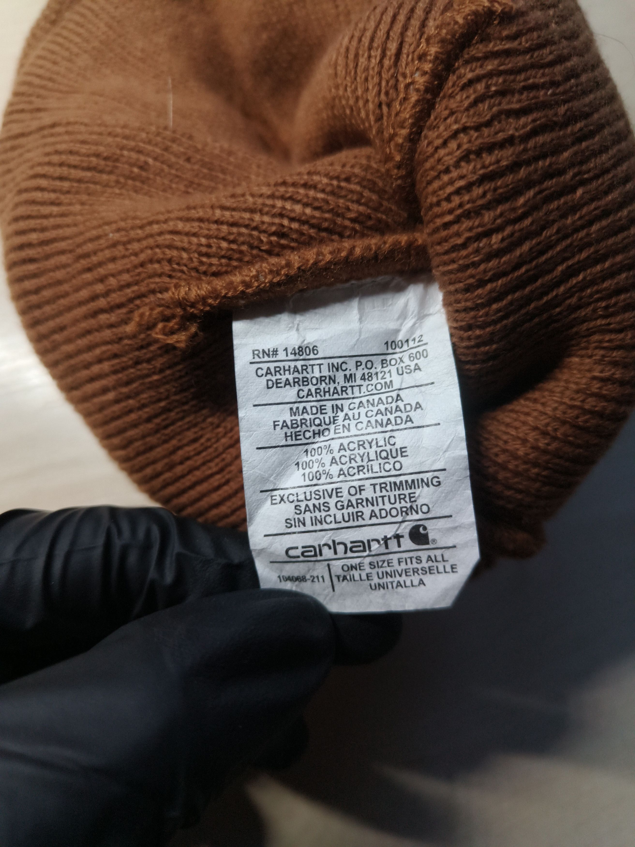 Carhartt Carhartt Made In Canada Thinsulate Embroidery Logo Watch Hat Size ONE SIZE - 3 Thumbnail