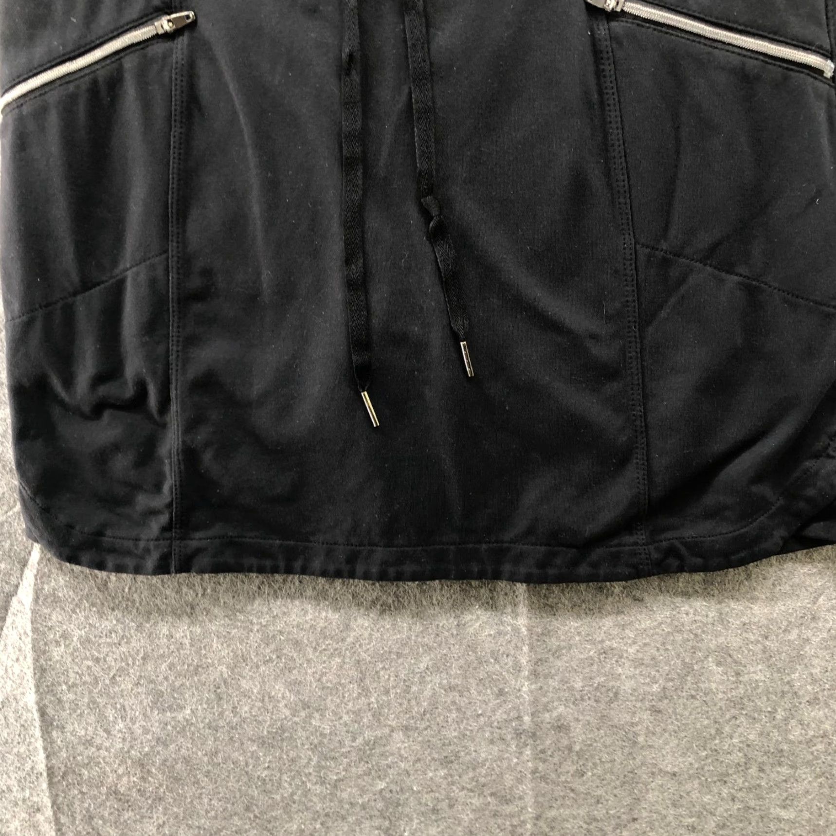 Athleta Athleta Skort Womens S Black Athletic Zip Pocket Drawstring Active Golf Tennis Size ONE SIZE - 4 Thumbnail