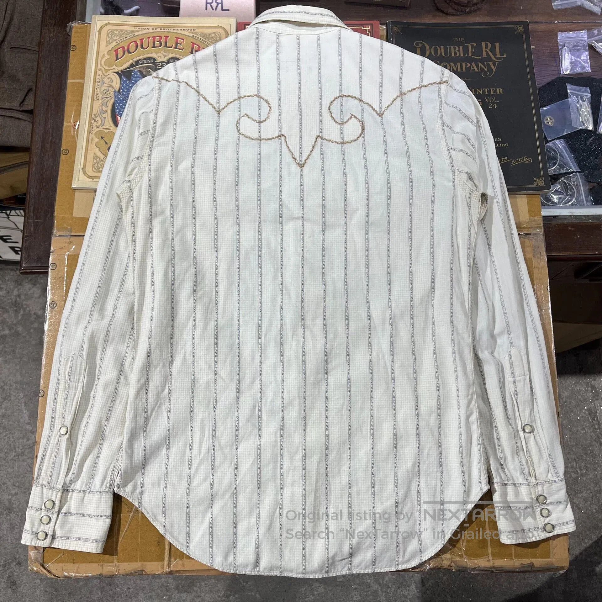 RRL Ralph Lauren RRL Vintage Western Embroidered Shirt. Size US S / EU 44-46 / 1 - 3 Thumbnail