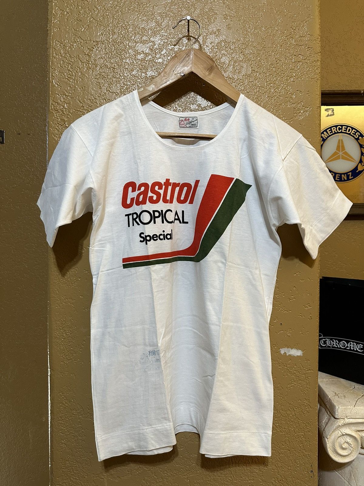 Vintage Vintage 80s Yamaha Castrol Tropical Special Tee Swan Brand Size US XS / EU 42 / 0 - 2 Thumbnail