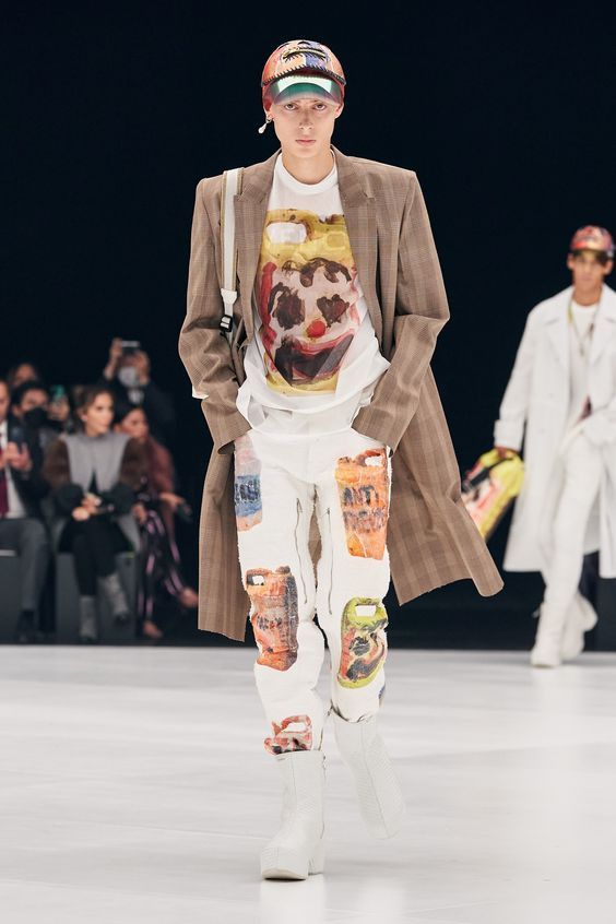 Givenchy x Josh Smith Cream Ceramics Print Sweatpants Size US 28 / EU 44 - 3 Thumbnail