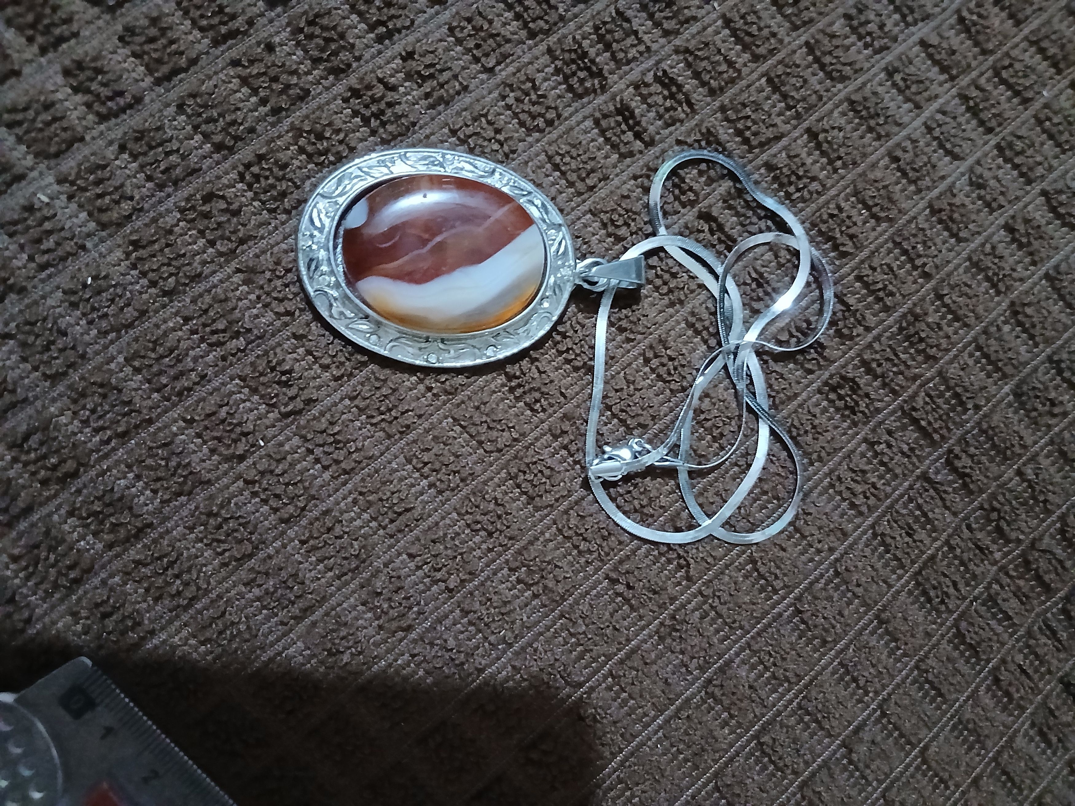 Other Red Agate Pendant Size ONE SIZE - 1 Thumbnail