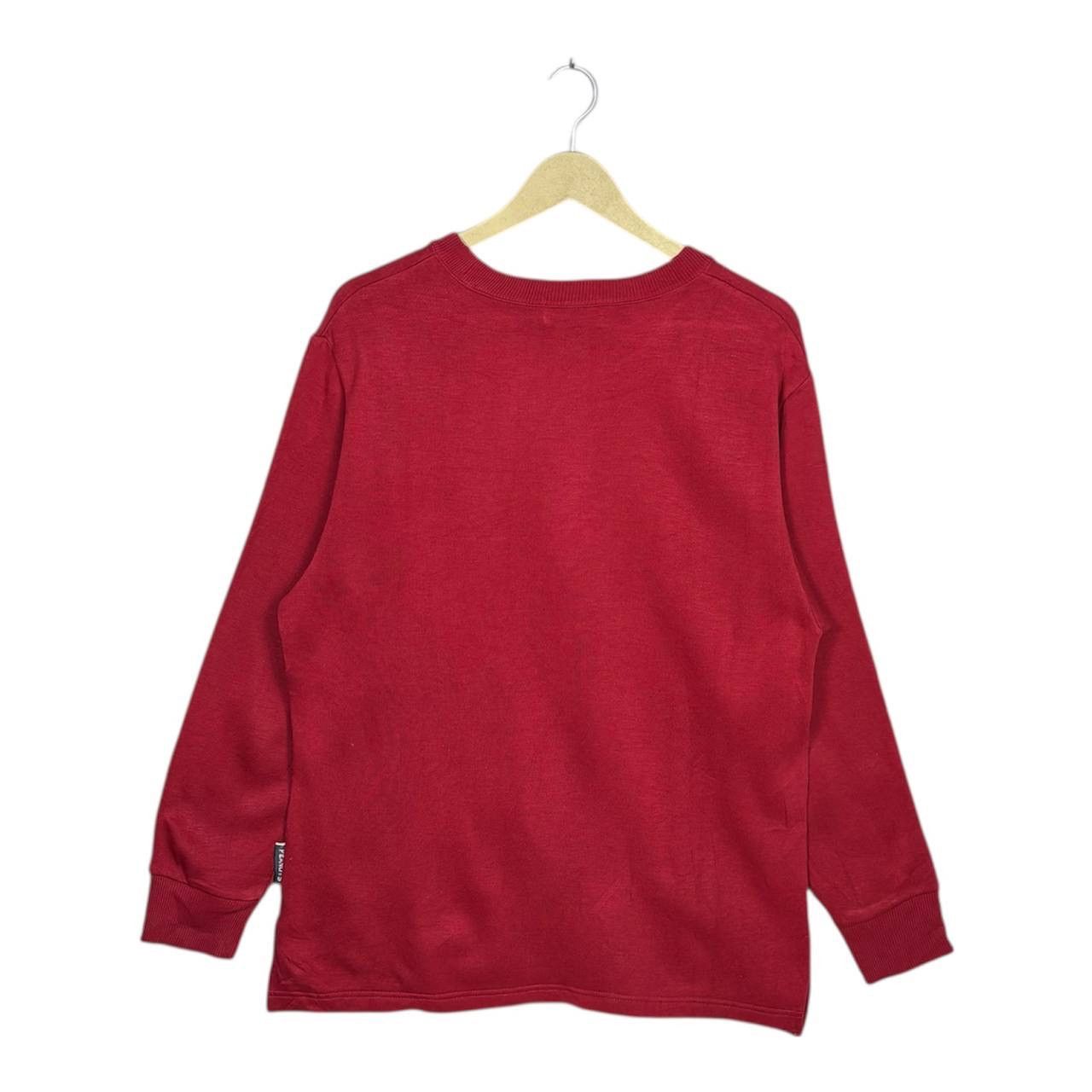 Peanuts Vintage 90s Peanuts Snoopy Crewneck Sweatshirt Red Size L Size US L / EU 52-54 / 3 - 2 Thumbnail