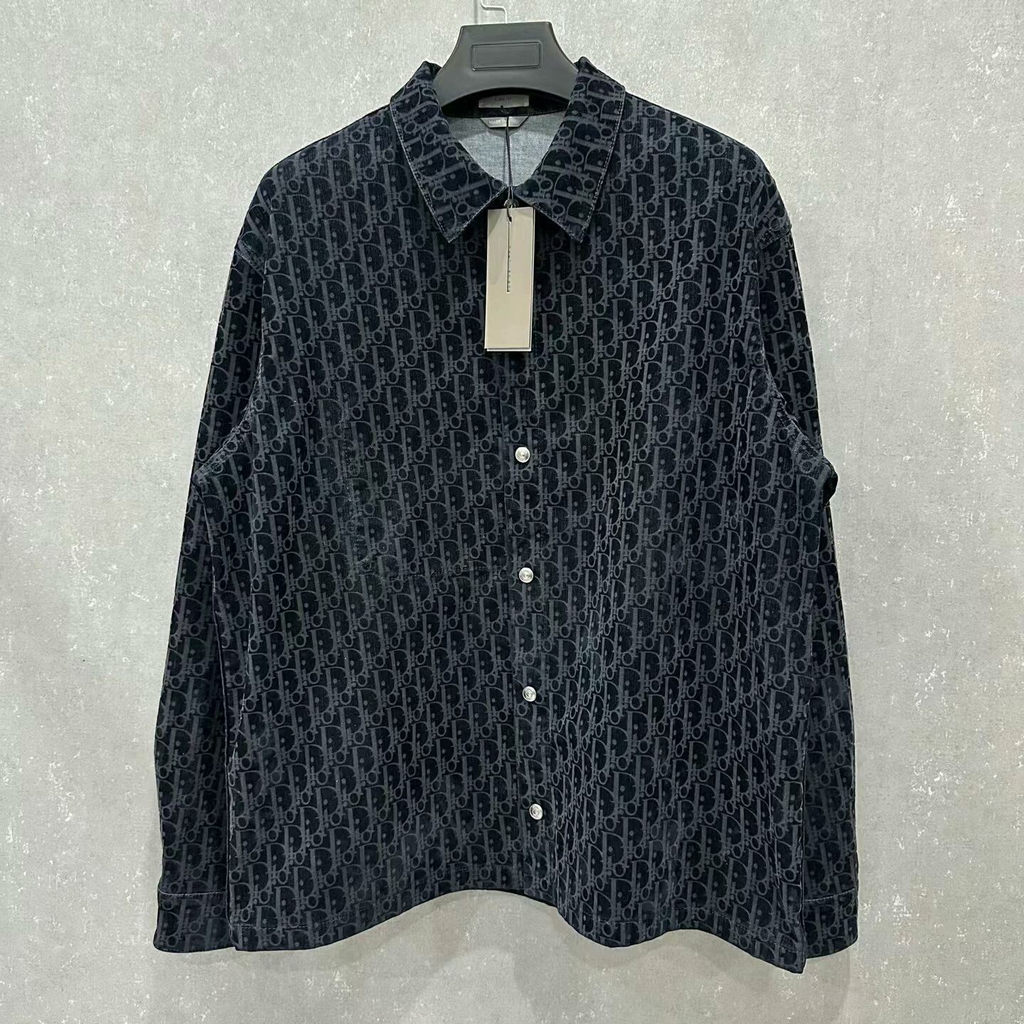 Dior Dior Full Logo Long Sleeve Shirt Size US L / EU 52-54 / 3 - 1 Thumbnail
