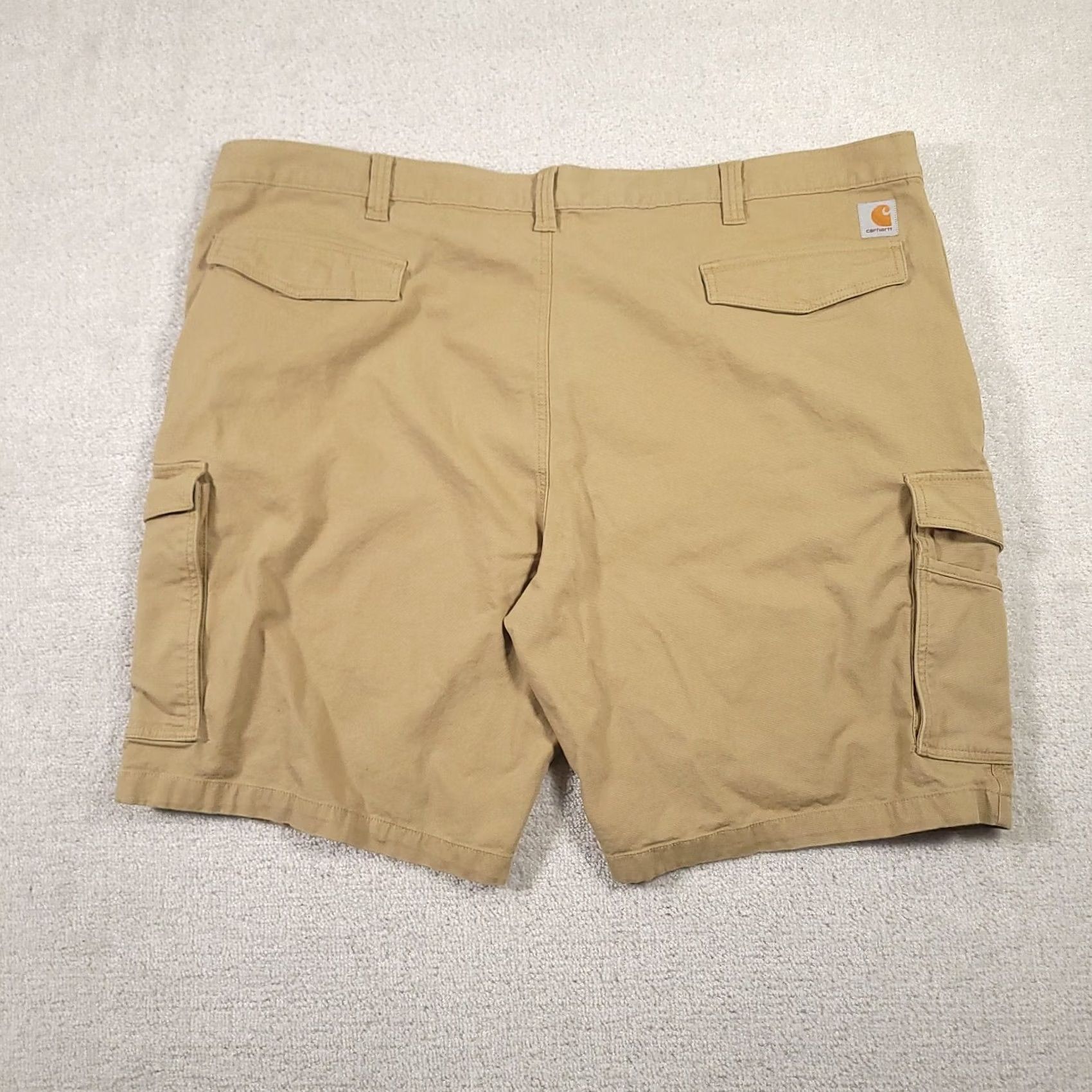 Carhartt Carhartt Men's 52 Rugged Flex Relaxed Fit Cargo Work Shorts Khaki Beige Big & Tall Size US 36 / EU 52 - 7 Thumbnail