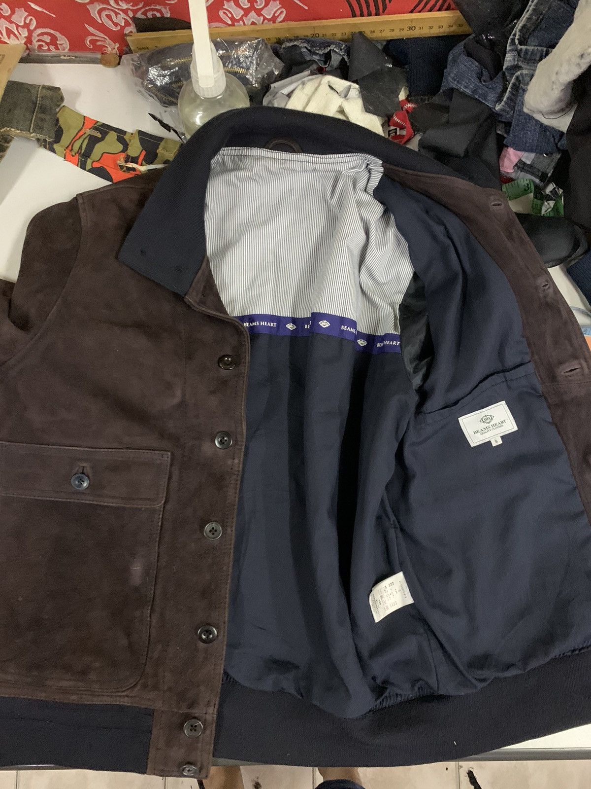 Designer BEAMS HEART LEATHER JACKET (M SIZE) Size US S / EU 44-46 / 1 - 16 Thumbnail
