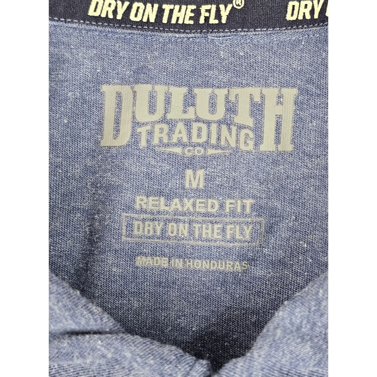 Vintage Duluth Relaxed Fit Polo Shirt Men M Heather Blue Dry on the Fly Quick Dry Breathable Casual Workwear Activewear Summer Heather Blue Polo Shirt Mens M Size US M / EU 48-50 / 2 - 2 Thumbnail