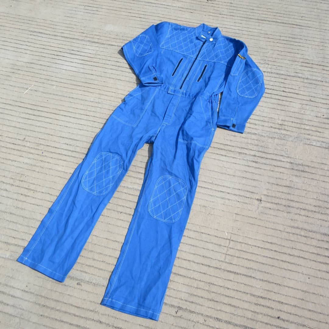 Vintage Classic Mechanics ski suit Catelpack Blue Pastel Overalls Size US L / EU 52-54 / 3 - 8 Thumbnail