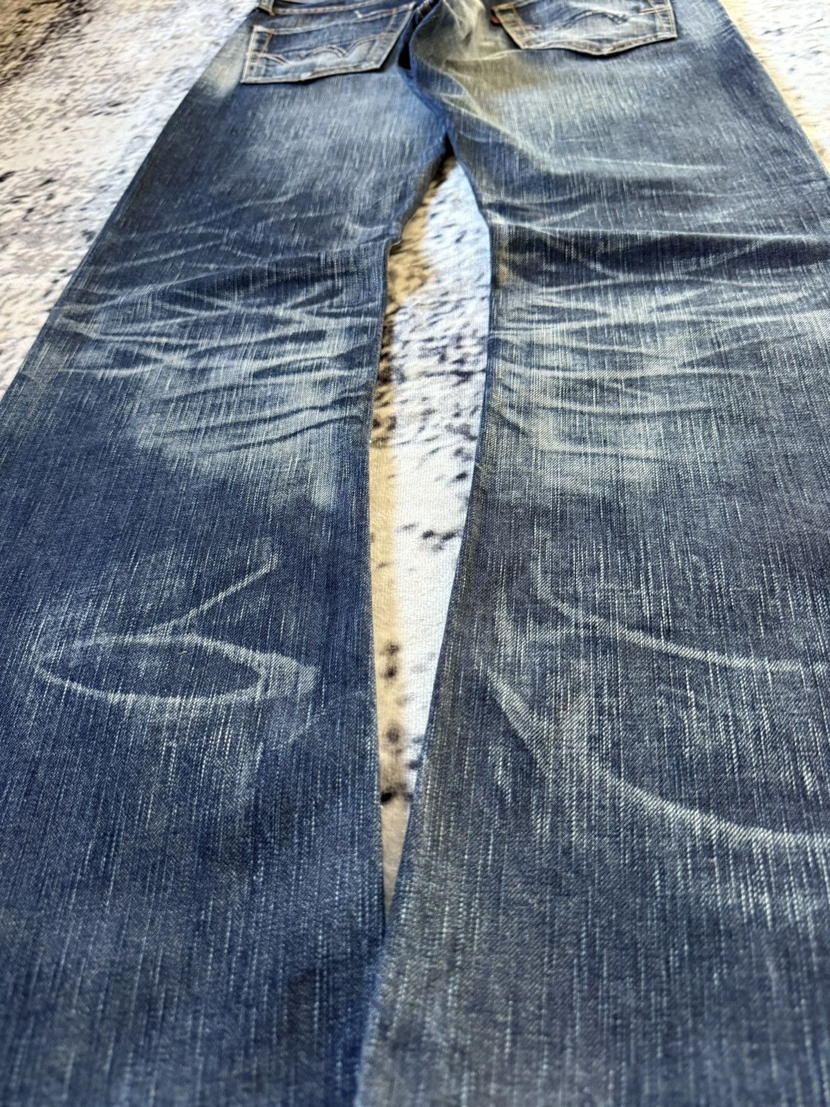 Edwin Rare Edwin 511 X-ray Shadow Wash Flared Jeans Size US 32 / EU 48 - 19 Thumbnail