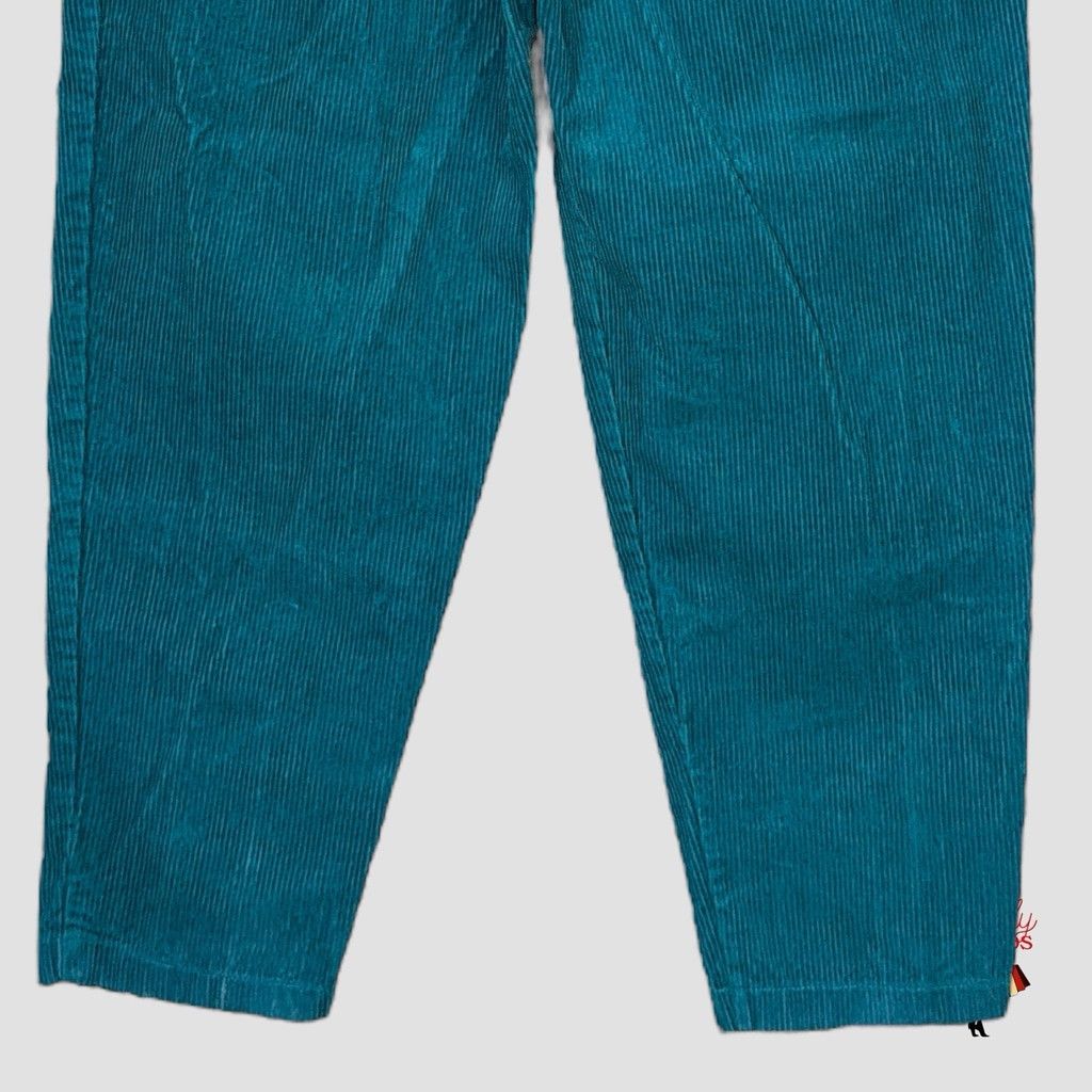 Vintage VTG 70s 80s SMALL MEDIUM Corduroy High Rise Tapered Wide Leg Size 32" / US 10 / IT 46 - 6 Thumbnail