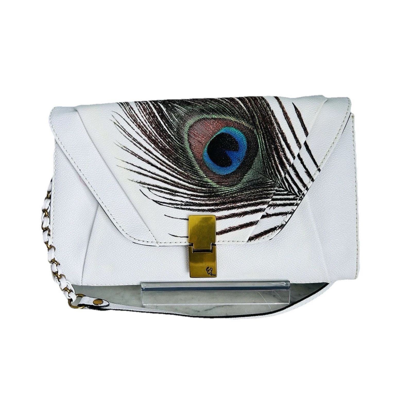 Other Elliott Lucca Peacock Clutch Satchel Shoulder Leather Bag Size ONE SIZE - 8 Thumbnail