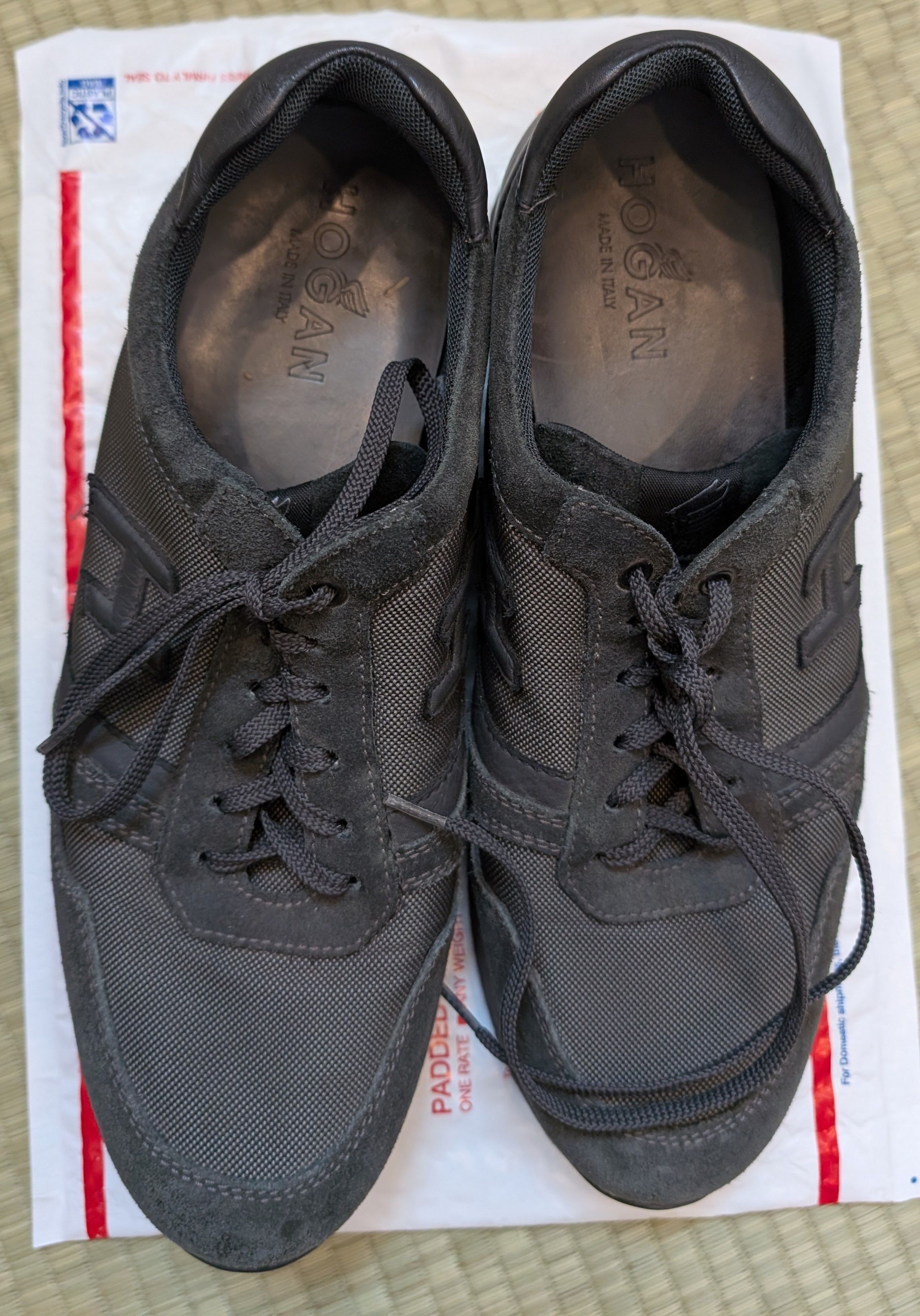 Hogan Hogan H198 Low Top Sneakers Leather Men's Size 9.5 (US 11) Size US 11 / EU 44 - 4 Thumbnail