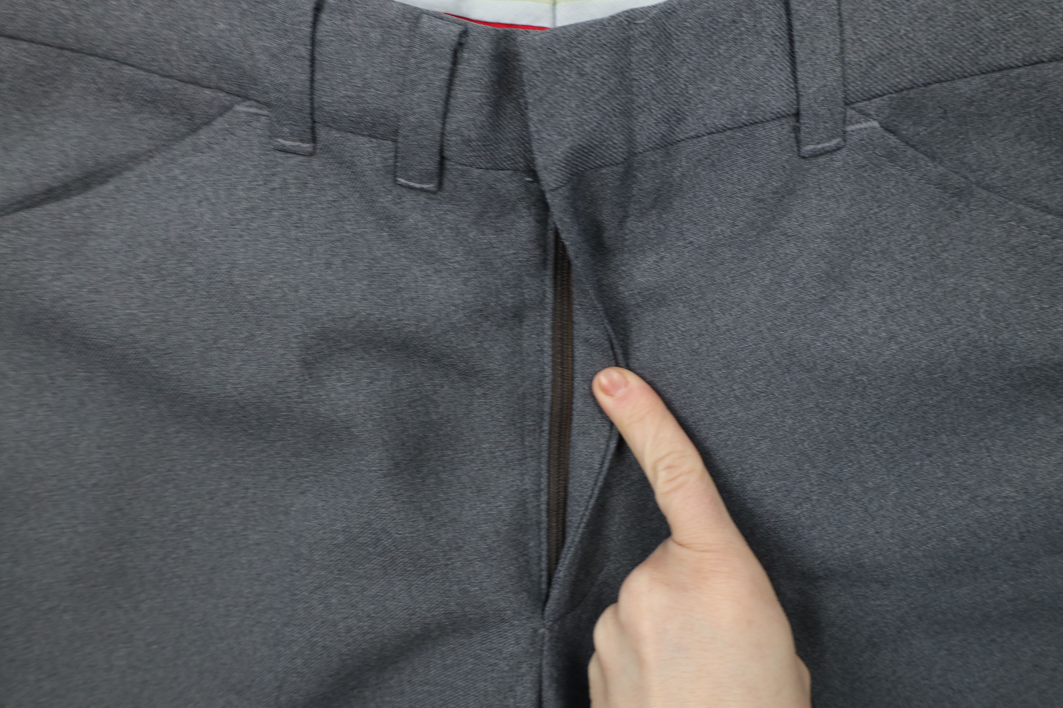 Vintage Vintage 70s Streetwear Bell Bottoms Chino Pants Gray USA Size US 34 / EU 50 - 5 Thumbnail