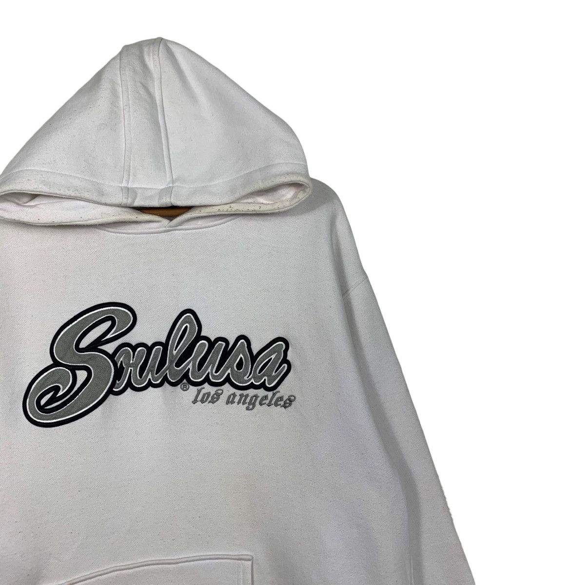 Japanese Brand SOUL USA Los Angeles Big Logo Pullover Hoodies #1770-C78 Size US L / EU 52-54 / 3 - 5 Thumbnail