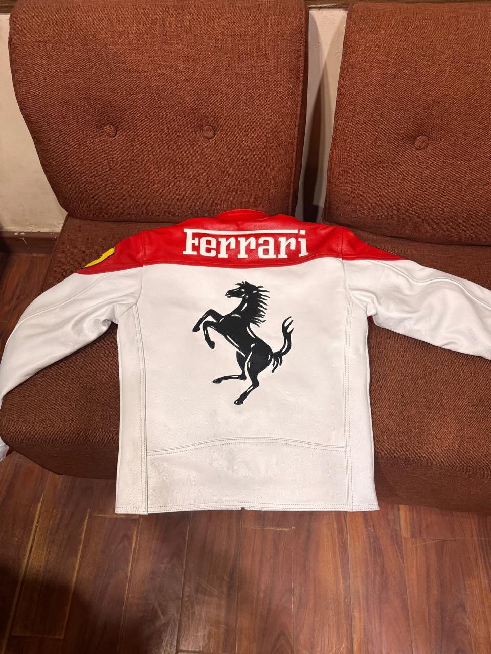 Ferrari × Vintage Vintage Ferrari Leather Jacket Size US L / EU 52-54 / 3 - 8 Thumbnail