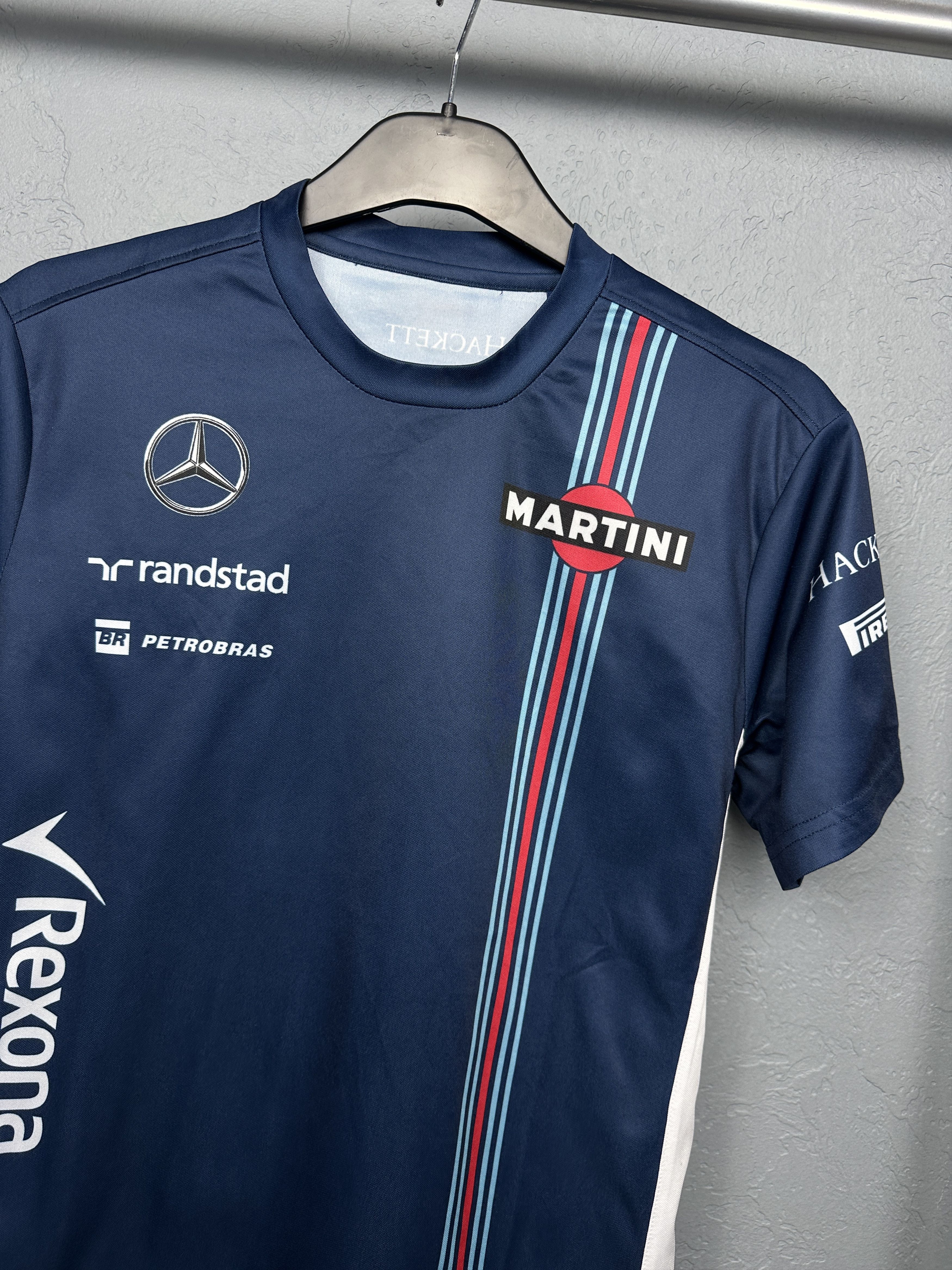 Hackett Williams Racing Mercedes Benz AMG Martini Racing T-Shirt Tee Size US M / EU 48-50 / 2 - 2 Thumbnail