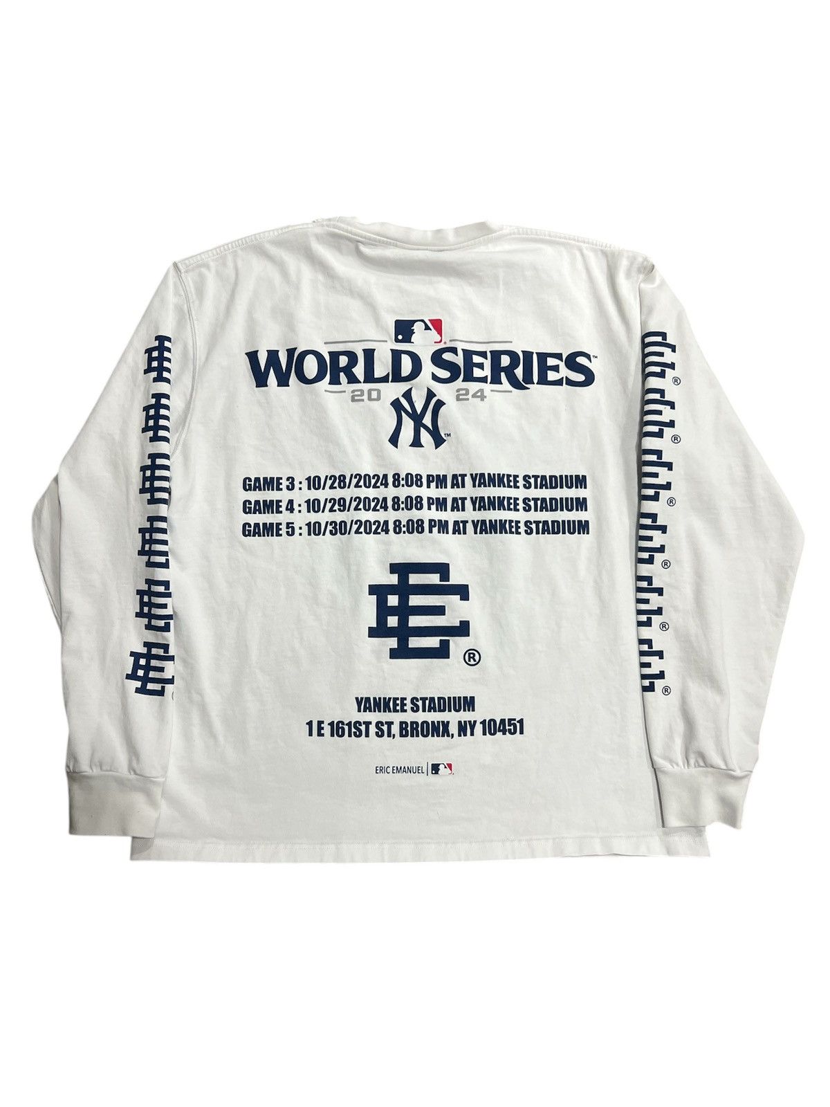 Eric Emanuel × MLB Eric Emanuel Yankees World Series Long Sleeve Size US M / EU 48-50 / 2 - 3 Thumbnail