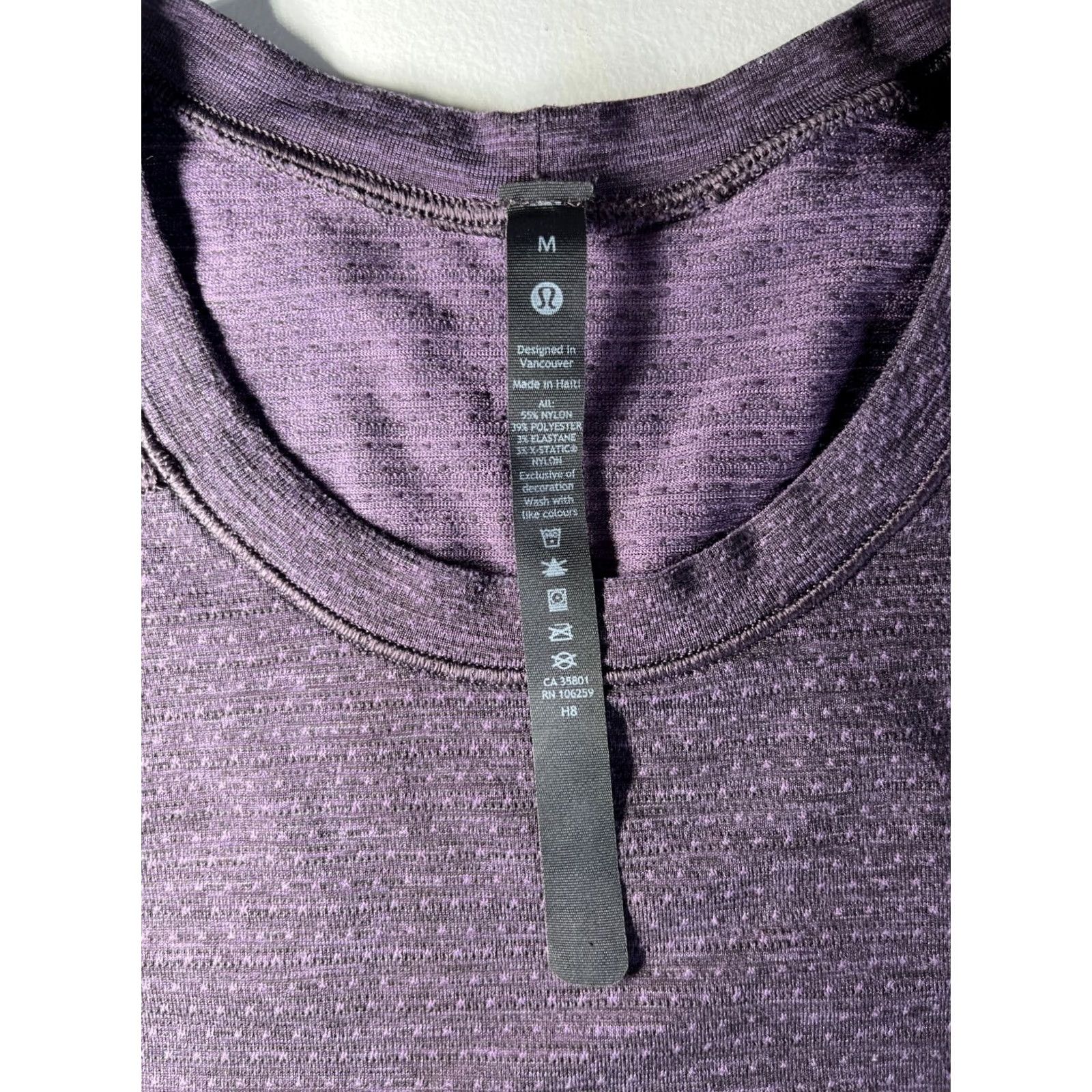 Lululemon Men's Lululemon Metal Vent Tech T-Shirt Purple Activewear Sz M Size US L / EU 52-54 / 3 - 6 Thumbnail