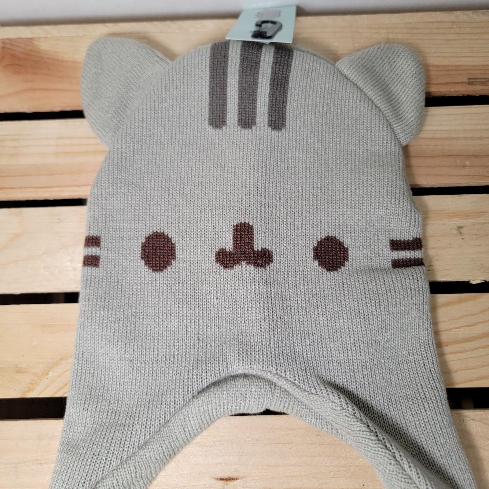 Other Pusheen by Culturefly Knit Trapper Beanie w/ Tassels- OS NEW Size ONE SIZE - 2 Thumbnail
