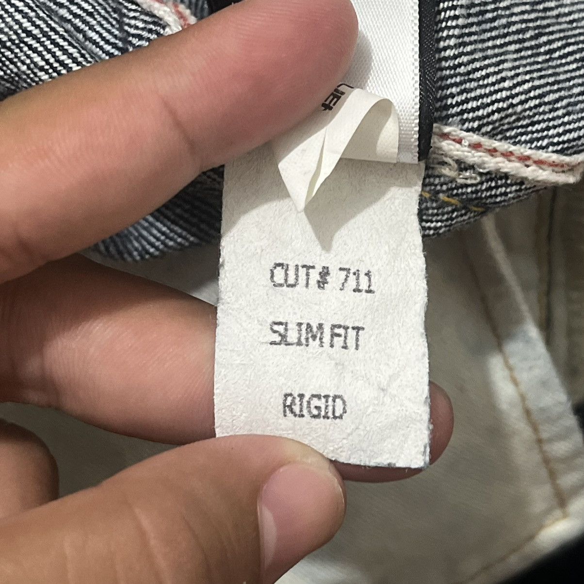 Double RL Selvedge Rigid Denim