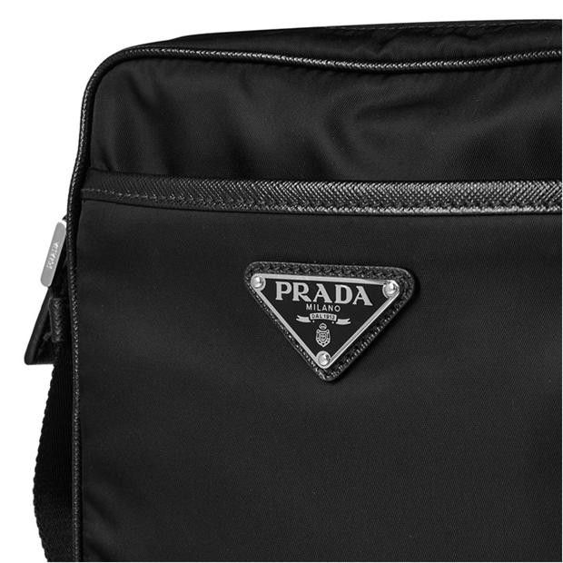 Prada Men'S Logo Pouch Messenger Bag Size ONE SIZE - 4 Thumbnail