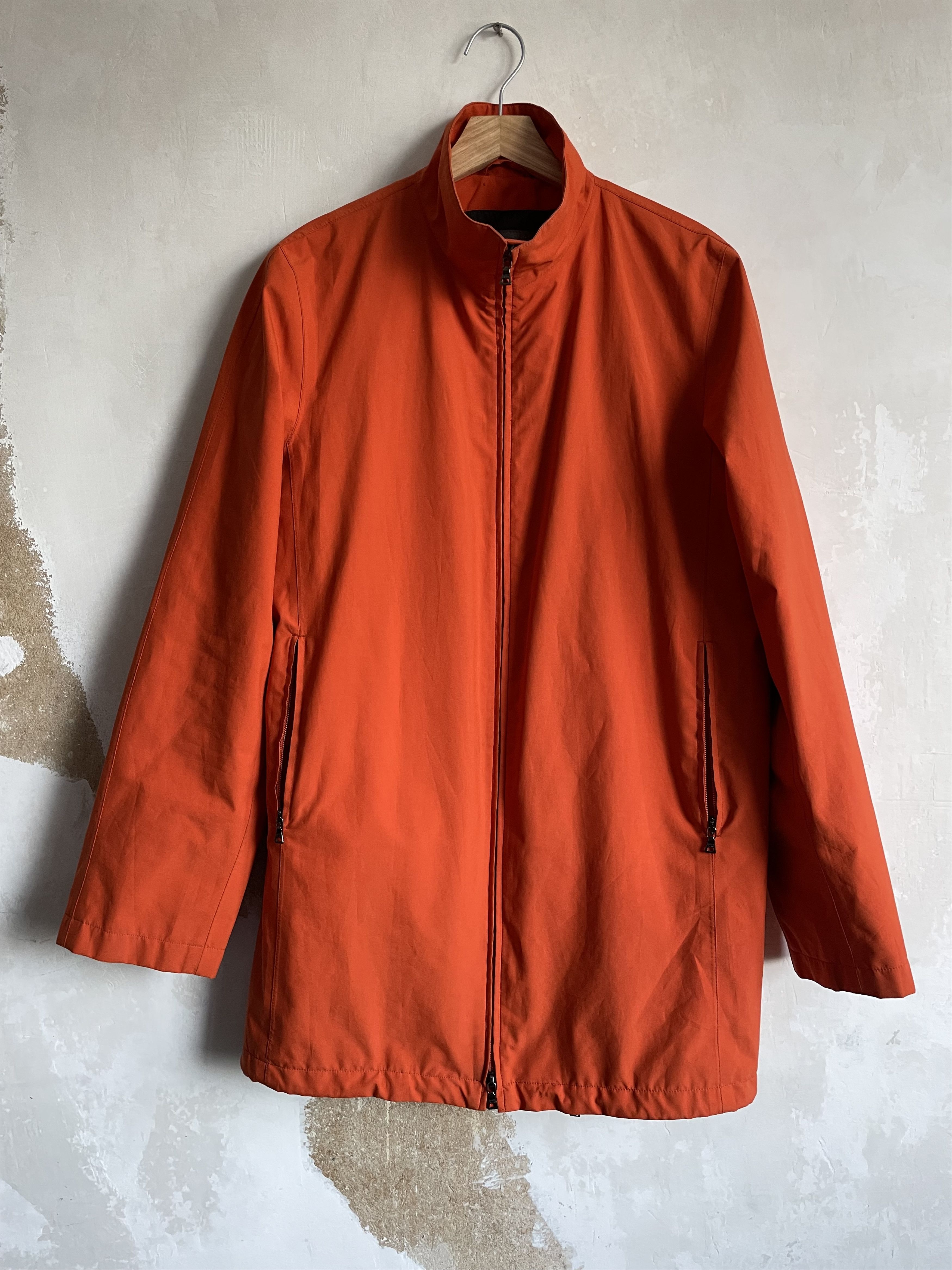 Prada orange rain coat Prada, gore tex fabric rain proof, size 48 Size US M / EU 48-50 / 2 - 1 Thumbnail