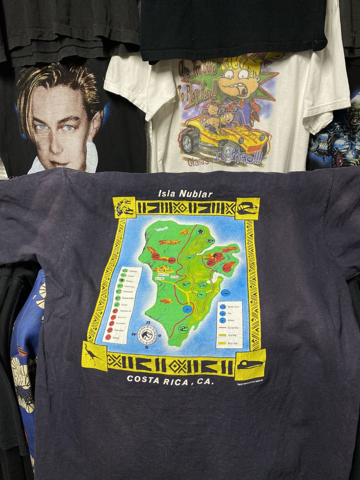 Universal Studios × Vintage 90’s Vintage Raptor Jurassic Park Movie Tee Shirt Large Size US L / EU 52-54 / 3 - 5 Thumbnail