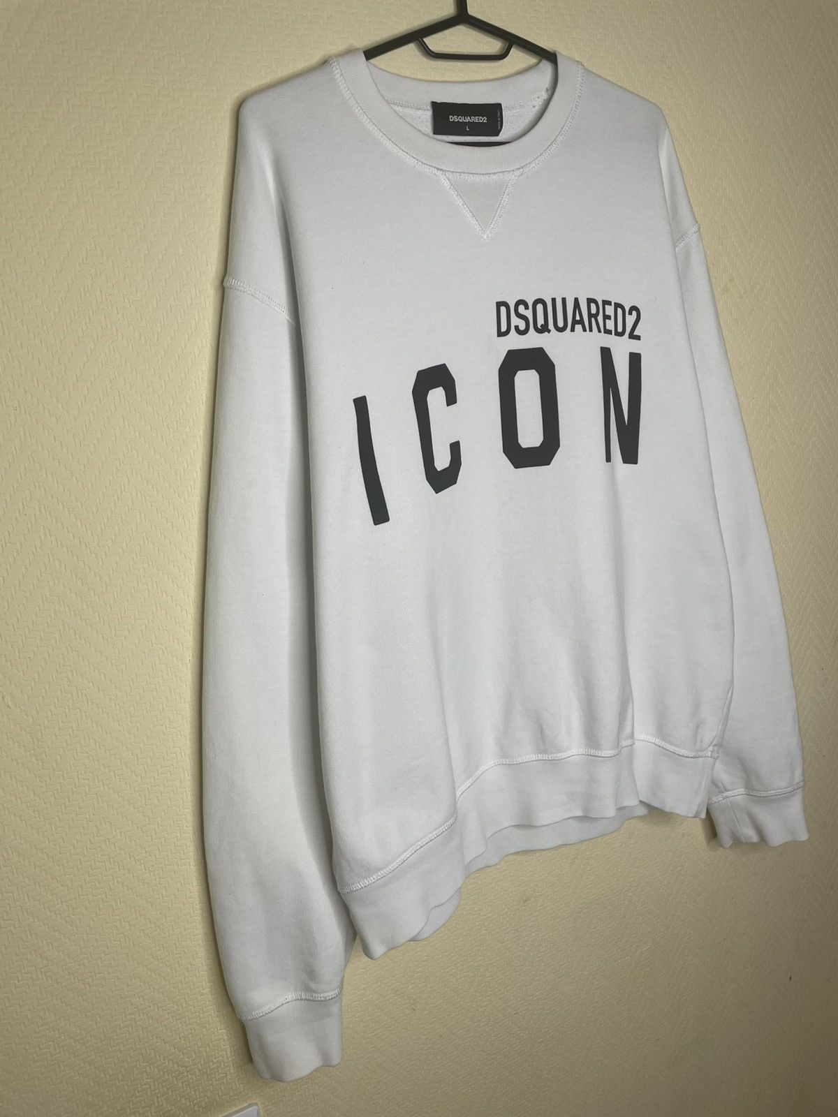 Dsquared2 Dsqured2 ICON men’s white sweatshirt Size US L / EU 52-54 / 3 - 2 Thumbnail