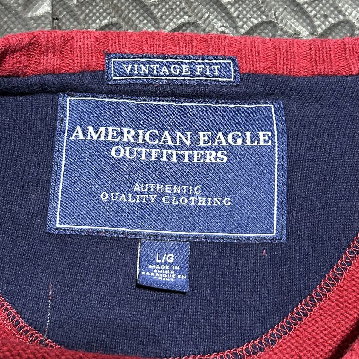American Eagle Outfitters American Eagle Crewneck Sweater Red Vintage Fit Mens Large Size US L / EU 52-54 / 3 - 2 Thumbnail