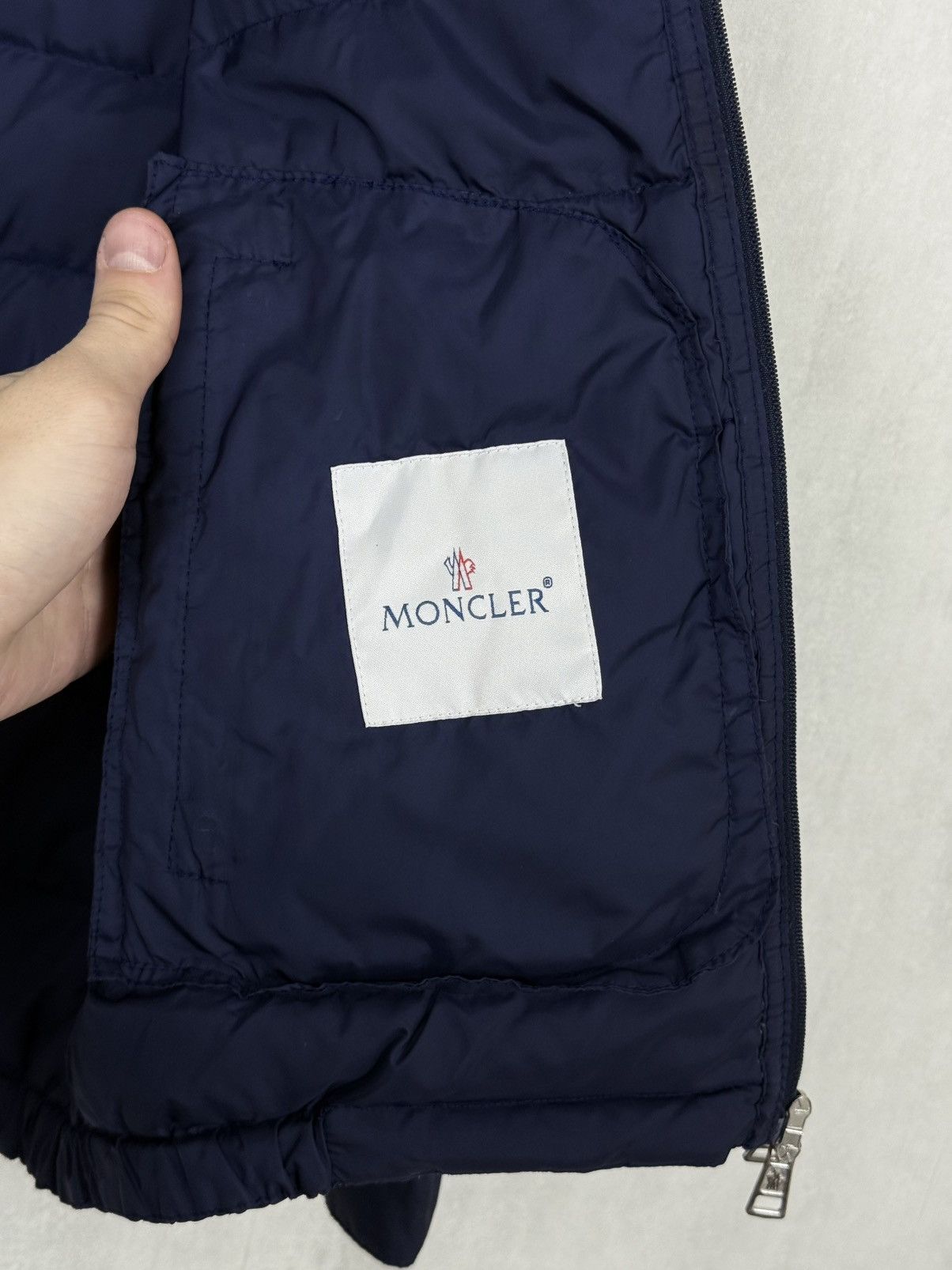 Moncler Moncler Kids Blue Down Puffer Jacket Size 11/146 Size XXS / US 00 / IT 34 - 20 Thumbnail