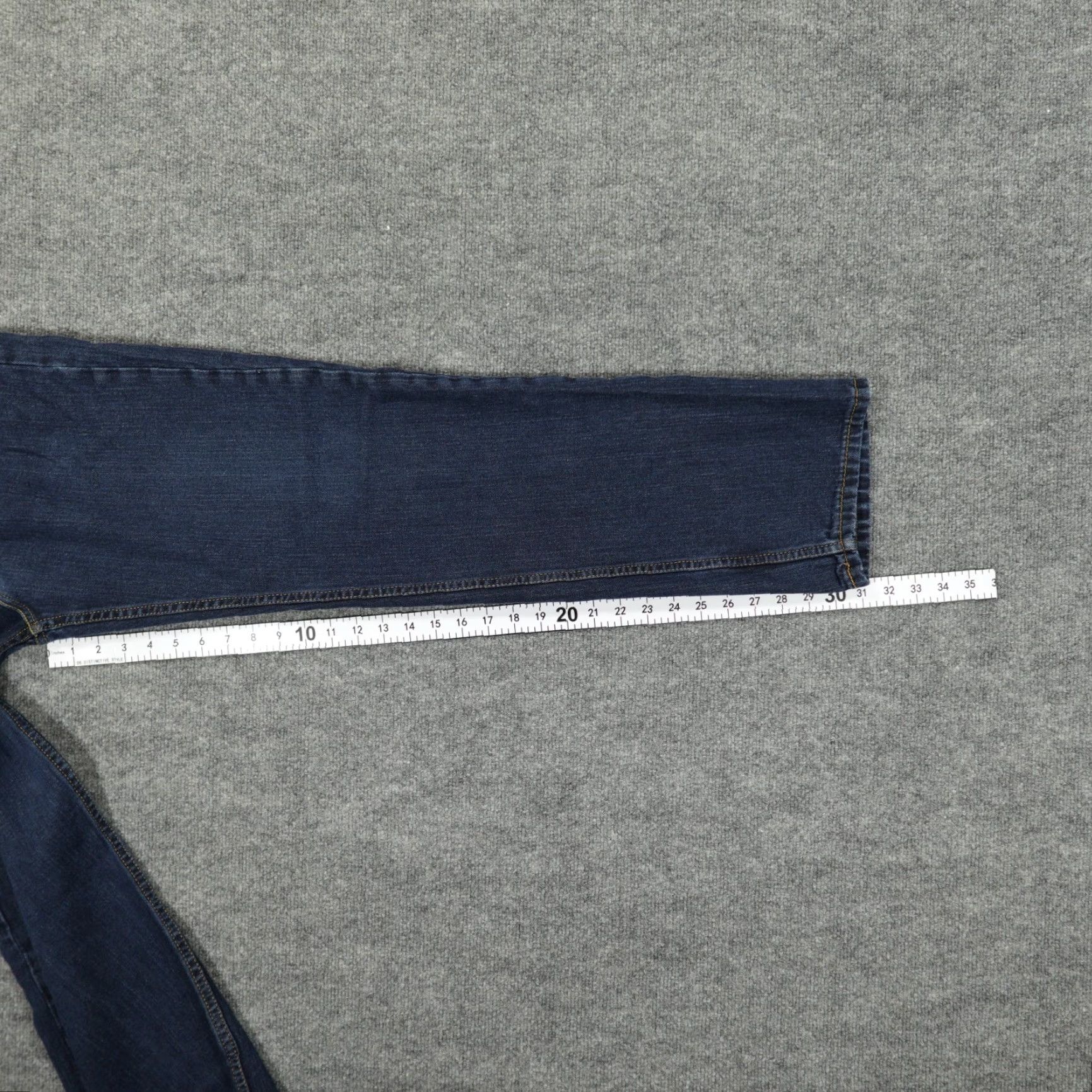 Levi's Levi's 514 Jeans Men 32x31 Blue Regular Straight Dark Wash 5-Pocket Logo Zipper Button Denim Cotton Blend Ancient Vintage Style? Size US 32 / EU 48 - 5 Thumbnail