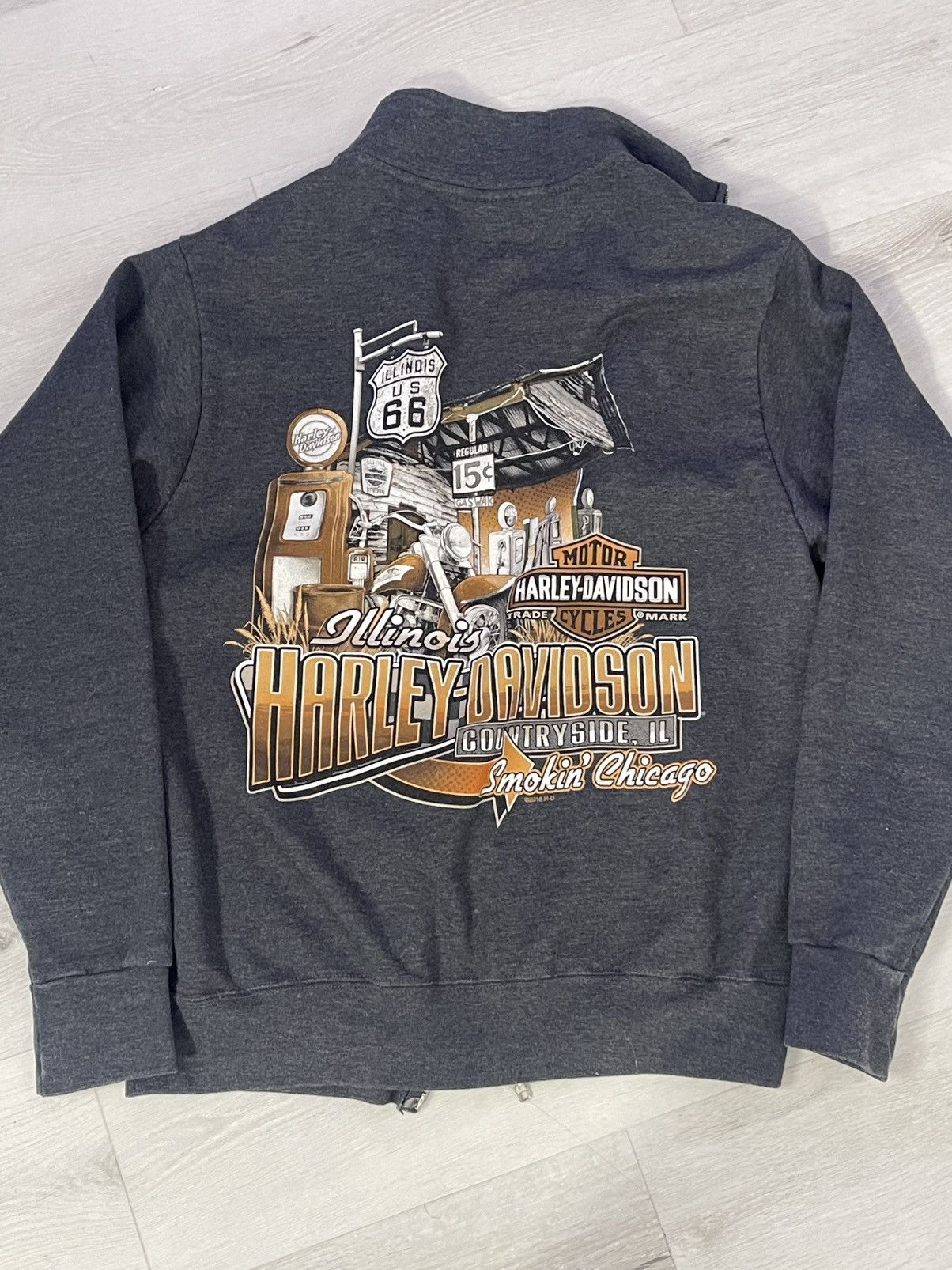 Harley Davidson Harley Davidson full zip sweater Size US S / EU 44-46 / 1 - 2 Thumbnail