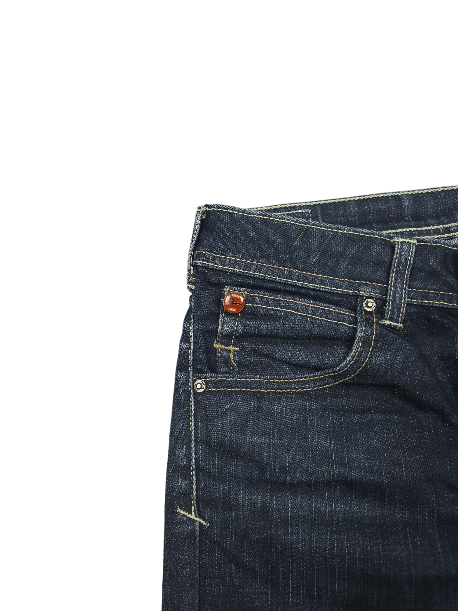 Evisu × Vintage 💎 28/32 Evisu X Puma Skinny Women's Denim Jeans Y2K Size 28" / US 6 / IT 42 - 7 Thumbnail