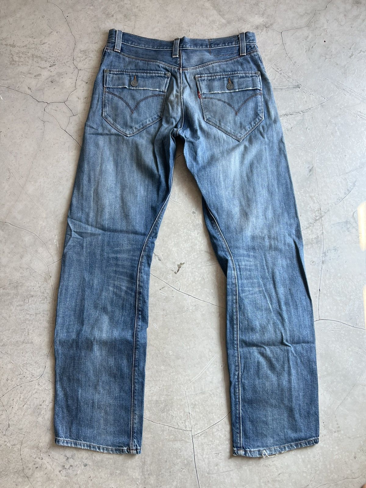 Levi's Levis Engineered Jeans Tag W31 Actual 33x32.5 Size US 31 - 5 Thumbnail